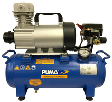 Load image into Gallery viewer, Puma Industries PD-1012A 0.75 HP, 12V, 3 Gallon Aluminium Hand Carry Hot Dog Tank