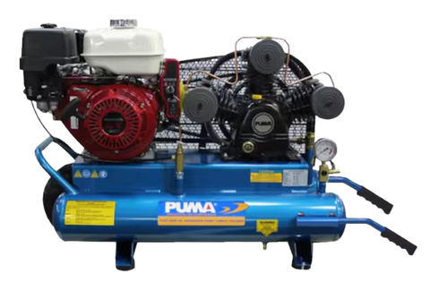 Puma Industries PUK-8008HGE 8 HP, 8 Gallon Twin Tank, Wheel Barrow Type W/ Honda Engine