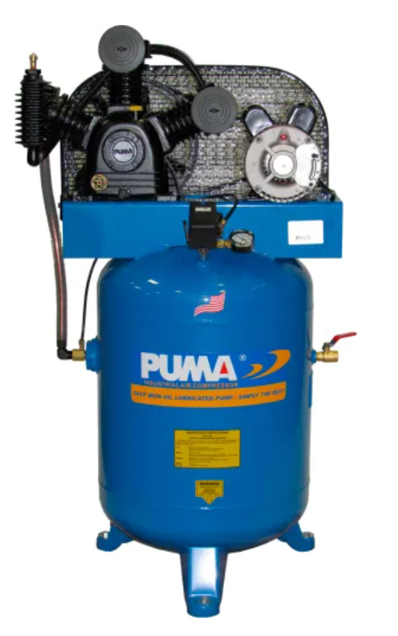 Puma Industries TE-3040V 3 HP, 40 Gallon Vertical Tank, 175 PSI Max