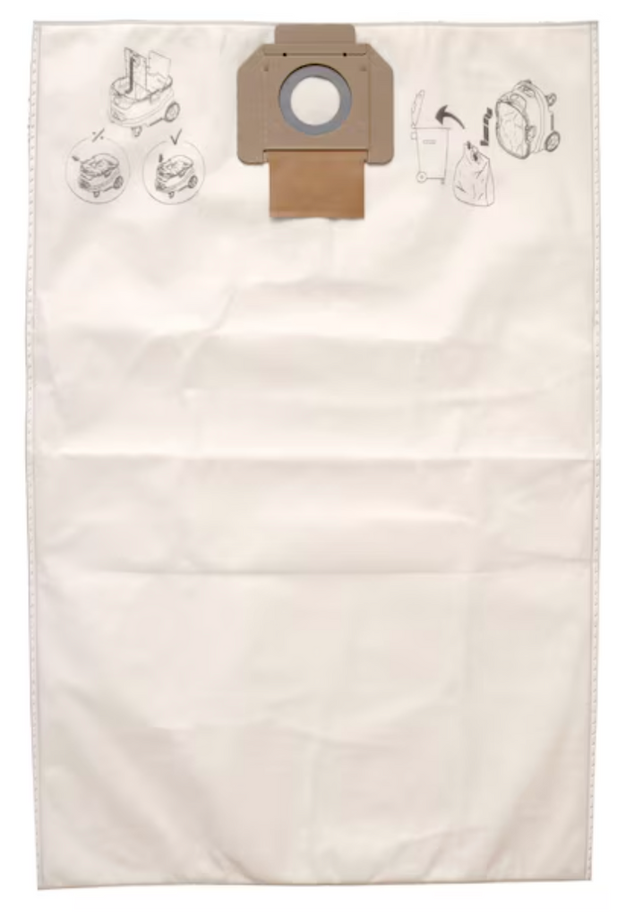 Mirka DE-FDB Fleece Dust Bag for DE-1230, 5/Pkg