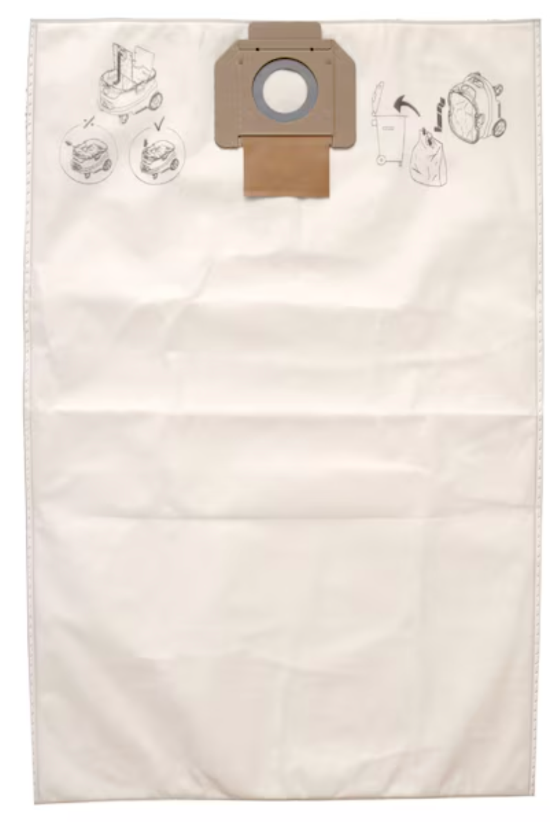 Mirka DE-FDB Fleece Dust Bag for DE-1230, 5/Pkg