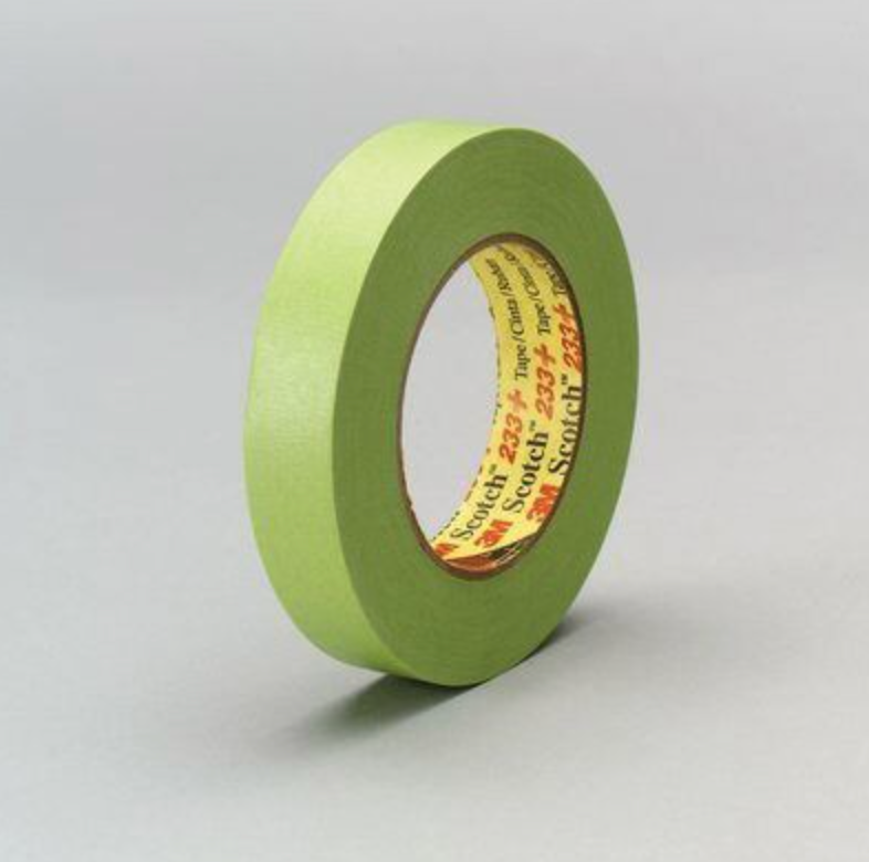 Scotch® 26336 233+ Series Performance Masking Tape, 55 m x 24 mm, Green