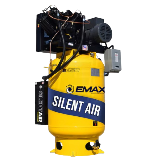 EMAX ESP07V120V3-208 Industrial Plus Silent Air 7.5-HP 120-Gallon Two-Stage Air Compressor (208V 3-Phase)