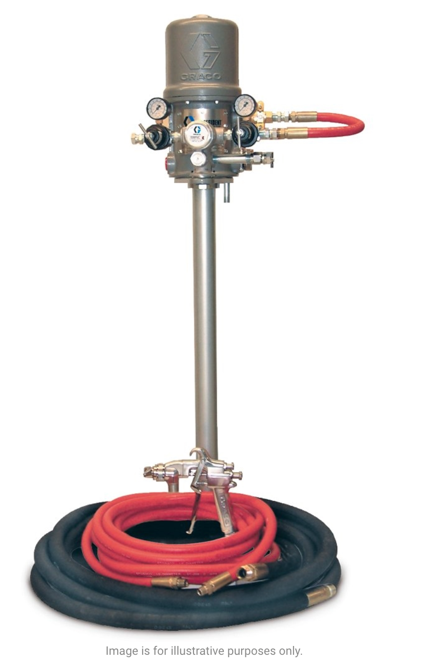 Graco 987429 President 10:1 SST Complete Air Spray System, 100 ft of Hose