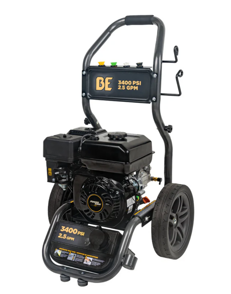 BE BE3475PX 3,400 PSI 2.5 GPM Cold Water Gas Pressure Washer