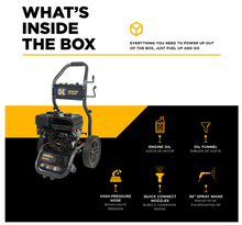 Load image into Gallery viewer, BE BE3475PX 3,400 PSI 2.5 GPM Cold Water Gas Pressure Washer