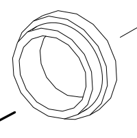 Clemco 00850 Gasket, CQG Coupling, 10 Pk