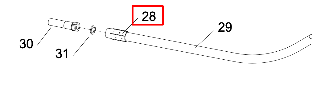 Clemco 04106 NHP-1 for hose 1-1/2” OD