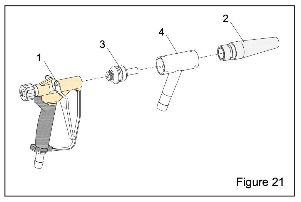 Clemco Power Gun Assembly