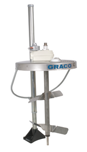 Graco 231413 Heavy Duty Back-Geared Drum Agitator with elevator and drum cover, air driven, 1/2 HP, 32 inches (81.25 cm) long