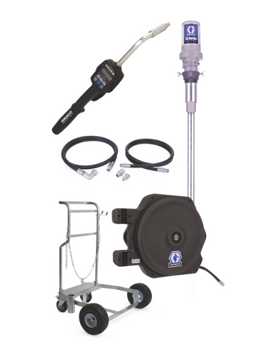 Graco 24H753 Ld Series 3:1 Mobile Oil Pump Package - Preset Meter Type