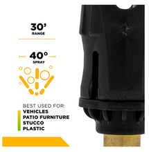 Load image into Gallery viewer, BE 85.210.009 65° 1/4" Quick Connect Long Range &amp; Short Range Soap Nozzle - 4.0 Orifice