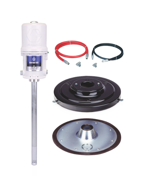 Graco 244636 Fire-Ball® 425 Series 75:1 400 Lb. (181 Kg) 1/2 In. X 6 Ft. (1.83 M) Grease Pump Stationary Cover-Mount Package
