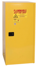 Load image into Gallery viewer, 60 Gal Flammable Safety Cabinet, 1 Door, Yellow 1961X