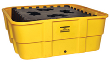 Load image into Gallery viewer, 400 Gal IBC Containment Unit with Drain, Yellow