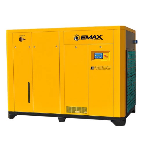 EMAX ERV2000003D-460 200HP 3PH 460V 882CFM Energy Efficient Variable Speed Industrial Rotary Screw Compressor-TANKLESS -100,000 HR pump life