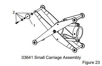 Clemco 03641 Carriages for Small Spin-Blast For Pipe 8