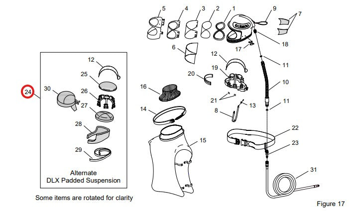 Clemco 25189 DLX kit for APL600