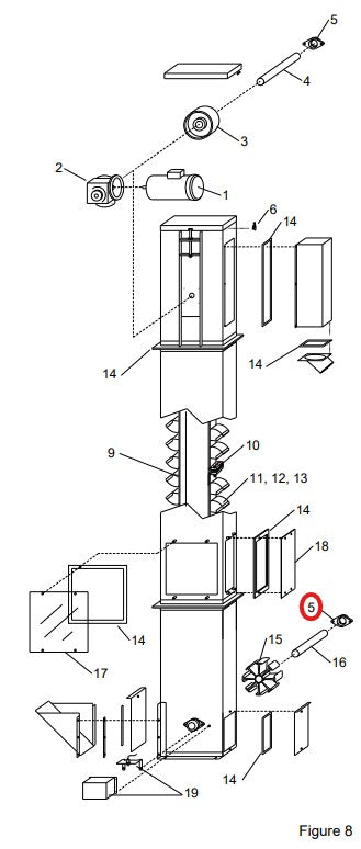 Clemco 06057 Bearing Flange Cartridge