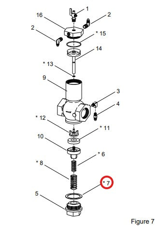 Clemco 02006 Gasket, Bottom Cap