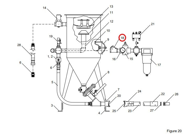 Clemco 12187 Valve, 1