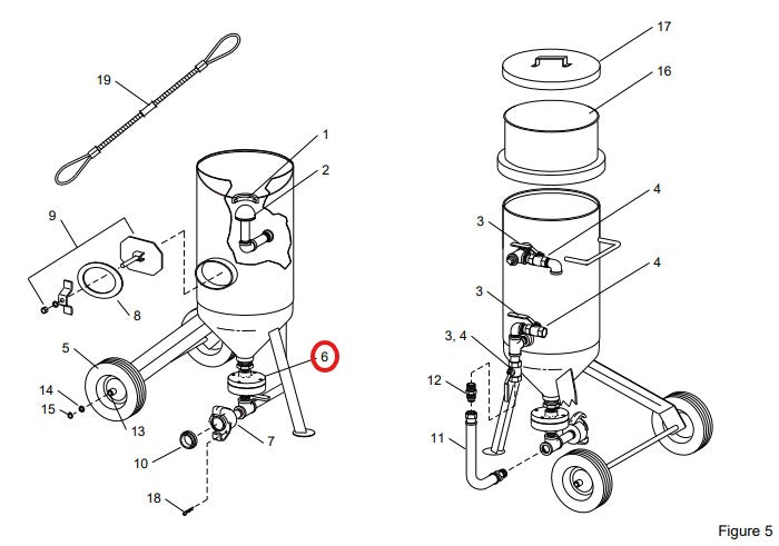 Clemco Manual Sand Valve - MSV