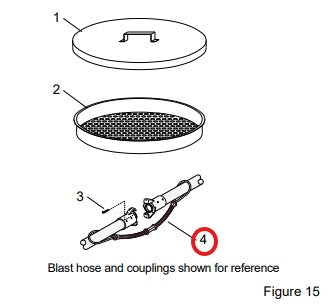 Clemco 27405 1 1/2 to 4 in Blast Hose Safety Cable