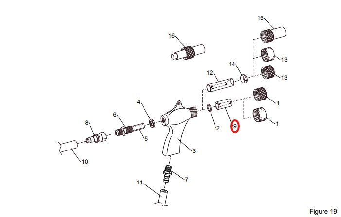 Clemco 11931 No 6 (Blue Tip) Nozzle