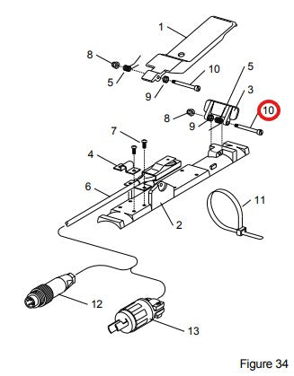 Clemco RLX Remote Control Shoulder Screw - 3/16 inch x 1-1/4 inch