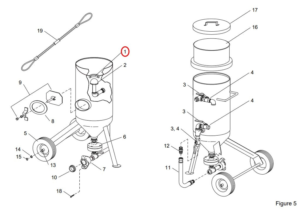Clemco 01245 Seat