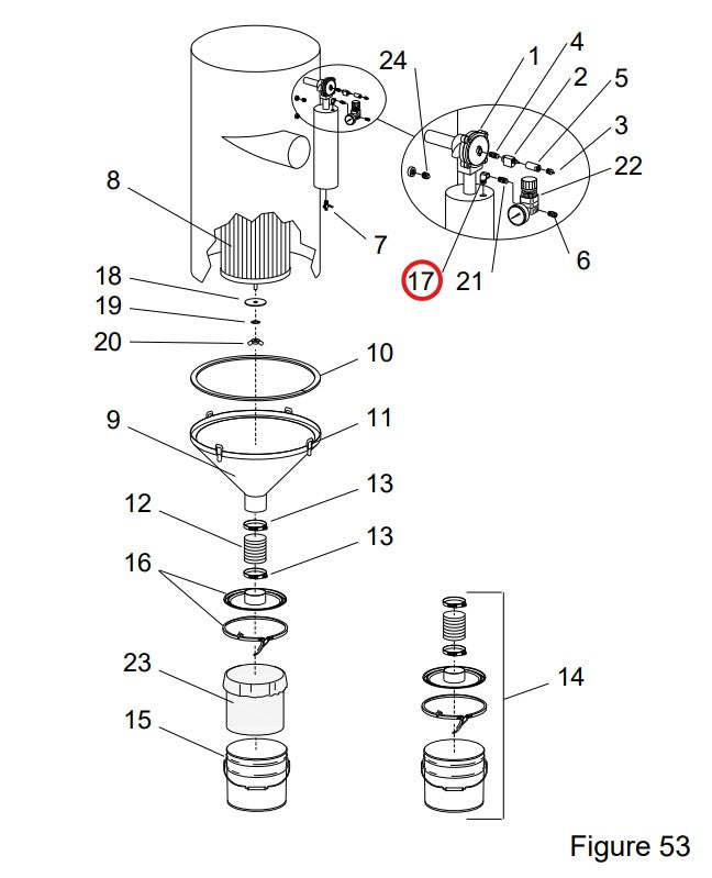 Clemco 02027 Elbow, 1/4