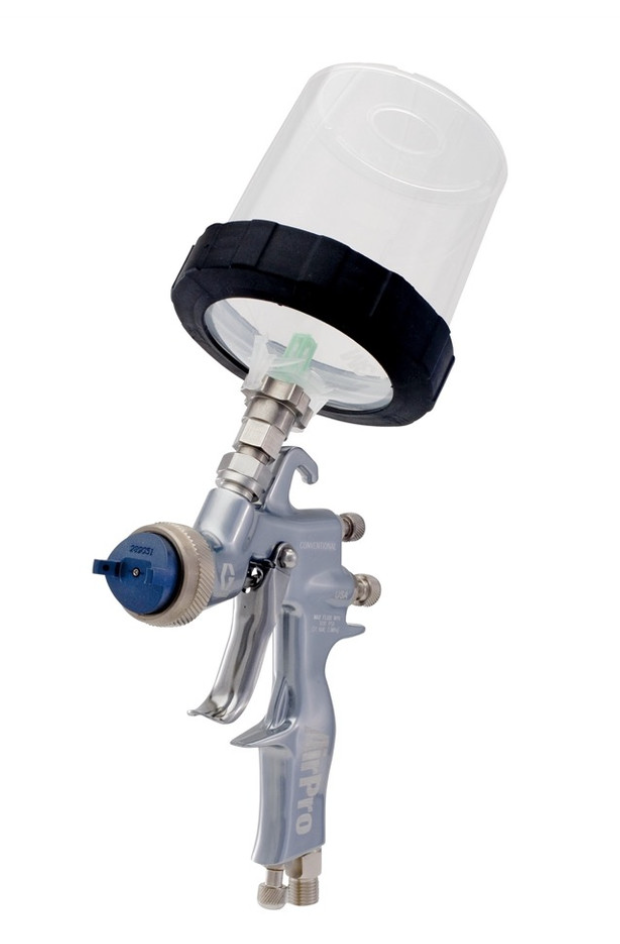 Graco 289026 AirPro Air Spray Gravity Feed Gun, Compliant, 0.055 inch (1.4 mm) Nozzle, 3M PPS Cup