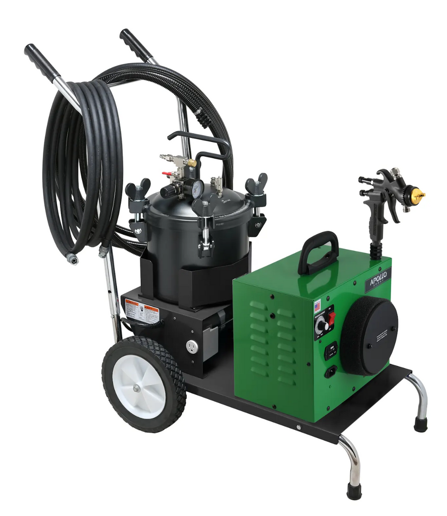 Apollo POWER‐5 VS 110V 5-Stage Turbo Paint System+7700QT Gun 3/8