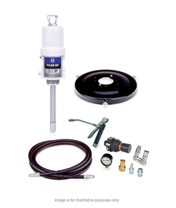 Graco 222078 Fire-Ball® 300 Series 15:1 Grease Pump Package - Stationary Pail Dispenser