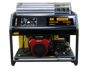 BE HW4024HA12V 4,000 PSI - 5.5 GPM Hot Water Pressure Washer with Honda GX690 Engine and AR Triplex Pump