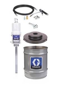 Graco 225827 Fire-Ball® 300 Series 50:1 35 To 50 Lb. (16 To 23 Kg) Grease Pump - Stationary Pail Dispenser Package