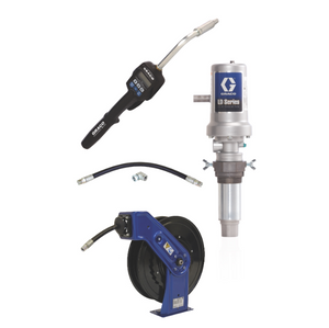 Graco 24J734 Ld Series 3:1 Tank Mount Oil Pump With Sd™ Series Hose Reel Package - Preset Meter Type