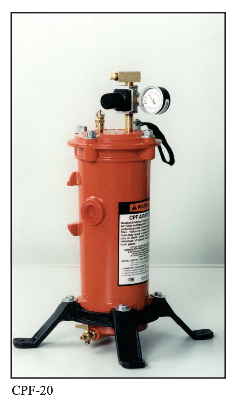 Clemco CPF 20 and CPF 80 Air Filter with Regulator