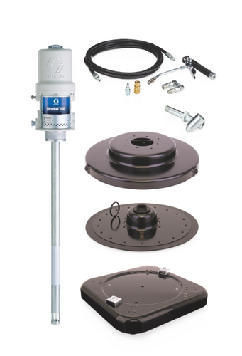 Graco 225006 Fire-Ball® 300 Series 50:1 120 Lb. (54 Kg) Grease Pump Portable Package With Caster Base