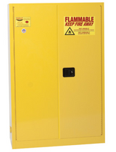Load image into Gallery viewer, 45 Gallon Flammable Liquid Cabinet, 2 Shelf, Yellow 4510X