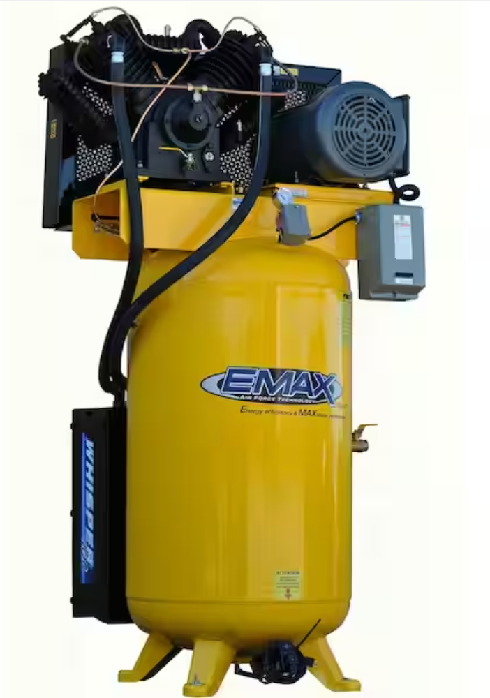 Industrial Plus 80 Gal. 5 HP 460-Volt 3-Phase Silent Electric Air Compressor