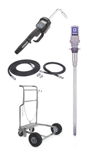 Graco 24H942 Ld Series 5:1 55 Gallon (200 Liter) Barrel Mobile Oil Pump Package - Preset Meter
