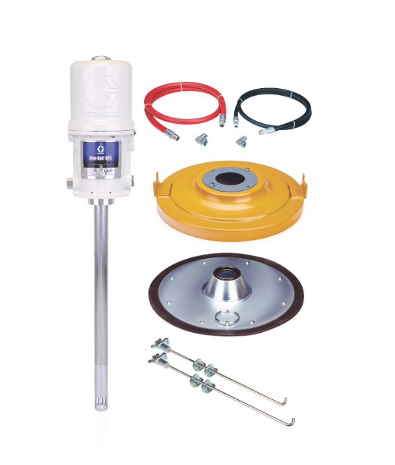 Graco 223107 Fire-Ball® 425 Series 50:1 120 Lb. (54 Kg) Grease Pump - Lube Truck Package