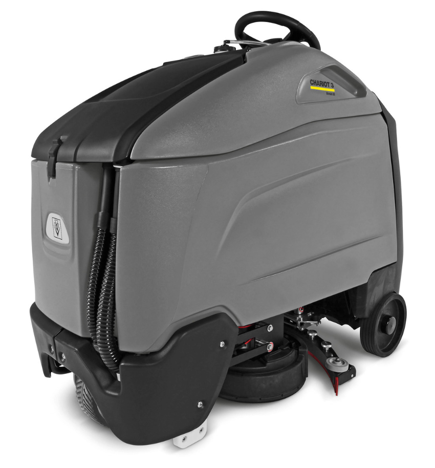 Karcher Chariot™ 3 iScrub 26 + 225 Wet + OBC + Pad Stand-On Floor Scrubber