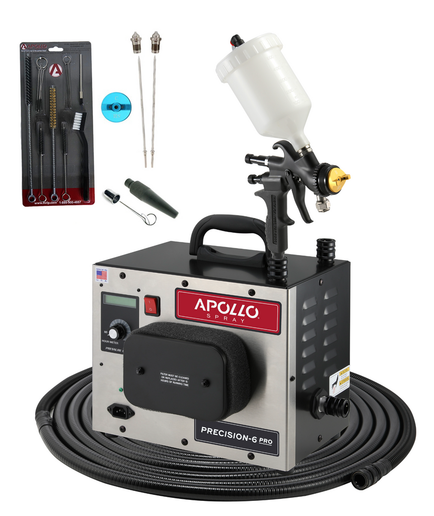 Apollo P6PRO+110-7700GT-600-13-BHS PRECISION-6 PRO Turbo Paint Spray System – PLUS Package