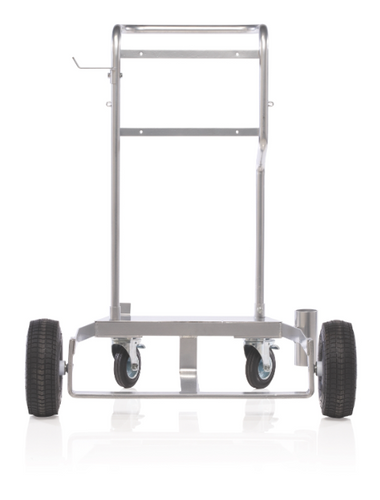 Graco 24F915 Ld Series 50:1 Grease Pump Drum Cart With Pneumatic Wheels For 400 Lb. Drums, Includes Chain For Securing Drum To Cart