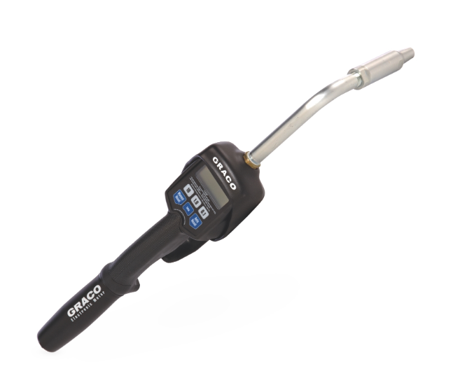 Graco 256216 LDP5 Electronic Preset Meter - Rigid Extension - 1/2 in. (13 mm) Inlet - Trigger Guard and Swivel Cover Included - NPT