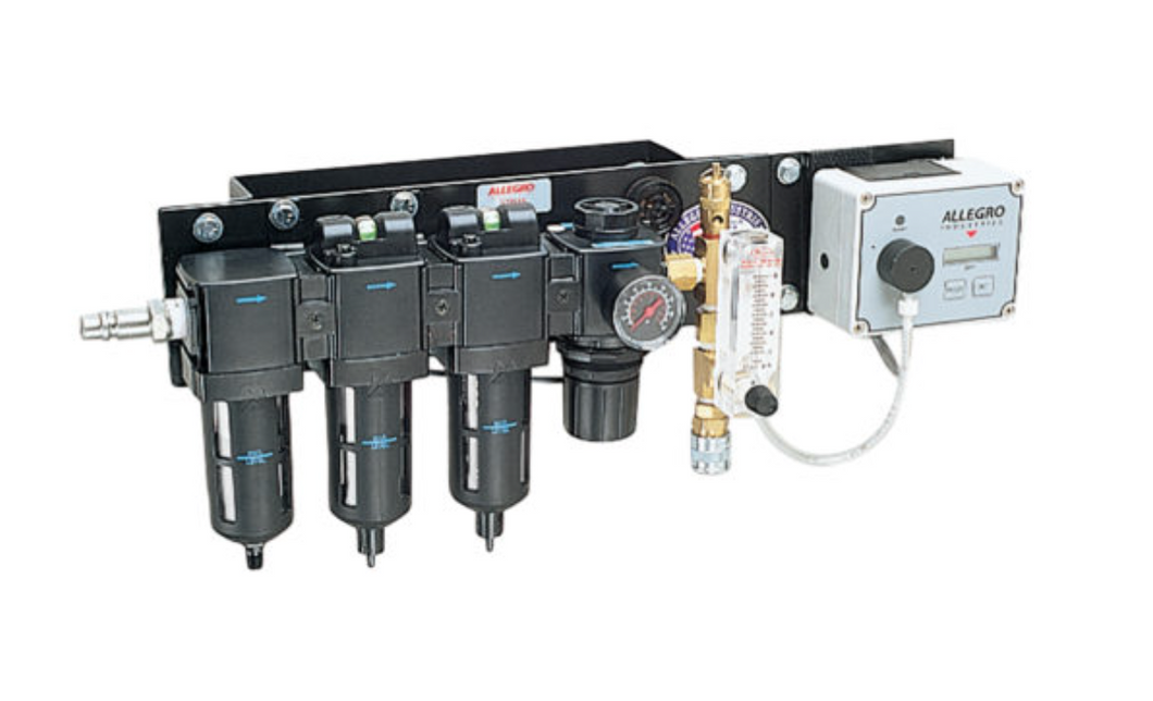 Allegro 9873-40 Breathing Wall-Air, Filtration Panel, 1 Worker, CO Monitor