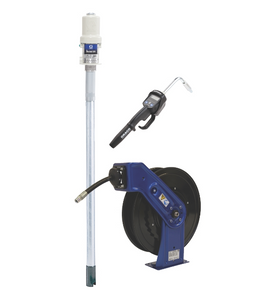 Graco 248623 Mini Fire-Ball® 225 3:1 1/2 In. X 50 Ft. (12.7 Mm X 15.2 M) Manual Hose Reel Package For Oil