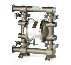 Graco FD5111 SaniForce 515, 1/2" FG SST Pneumatic Diaphragm Pump, Poly Center, SS Seats, PT Balls, PT Diaphragms
